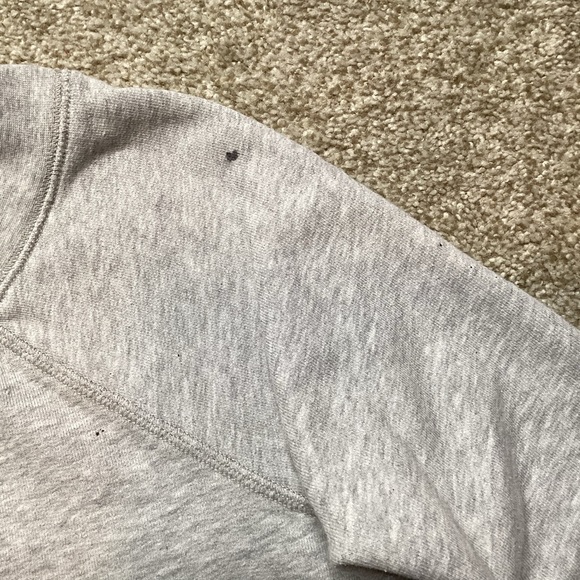 Kate Spade x Darcel Boatneck Grey Sweatshirt Pink Donut Medium Doughnut Top - Picture 5 of 9